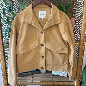 Avec Les Files Tan Corduroy Jacket